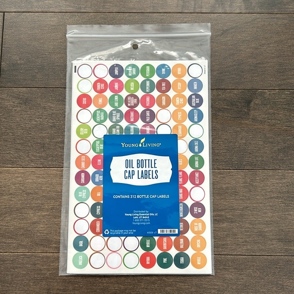YOUNG LIVING Bottle Label Stickers, YL Essential Oil Coloured Scent Labels, Home - Picture 1 of 10